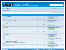 Tablet Screenshot of forum.przyszloscwprzeszlosci.pl
